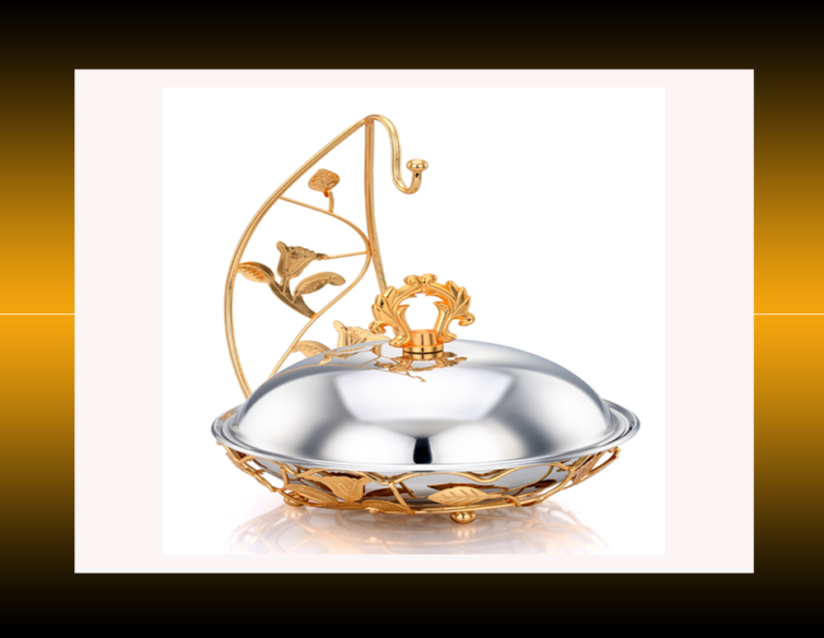 BOHARA Gold Plated Decorative Candy Dish — premium stainless steel tableware